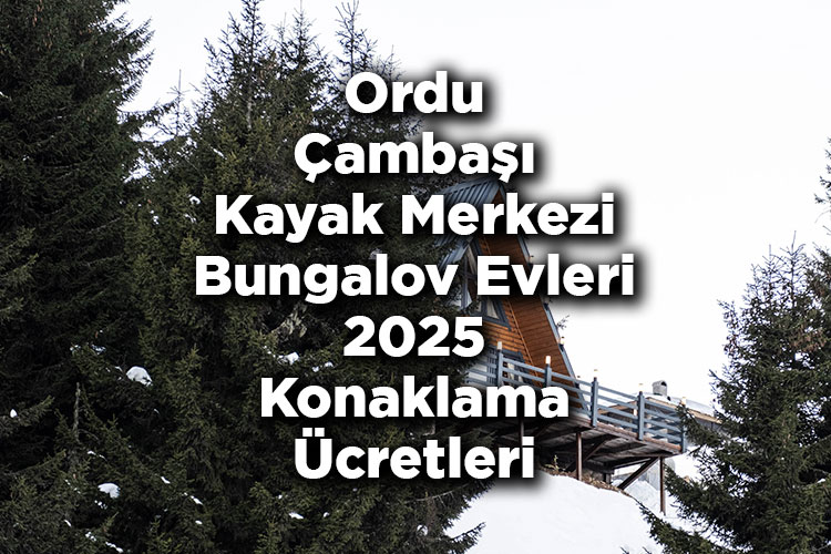 Çambaşı Kayak Merkezi Bungalov Evleri 2025 Konaklama Ücretleri