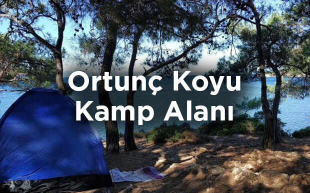 Cunda Adası'nda Kamp- Ortunç Koyu Kamp Alanı