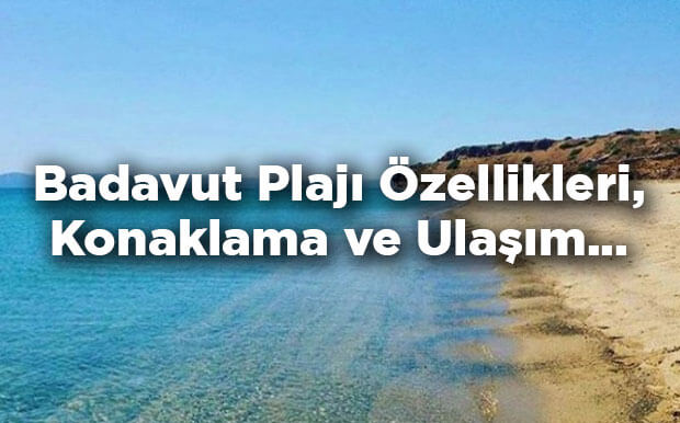 Badavut Plajı Özellikleri - Badavut Plajı'na Nasıl Gidilir?