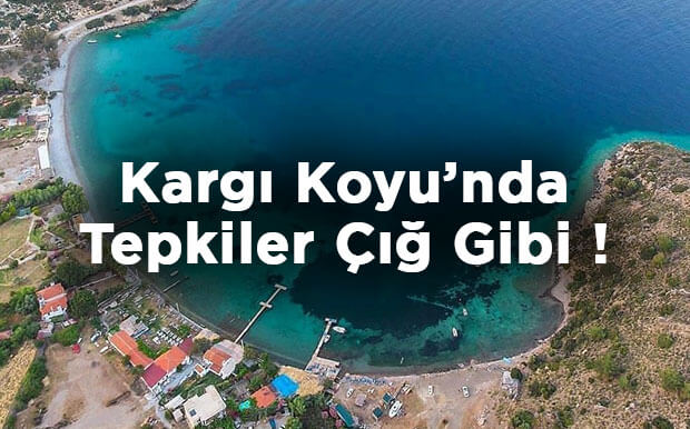 Kargı Koyu Özelliştirilmesin! Tepkiler Çığ Gibi Büyüyor