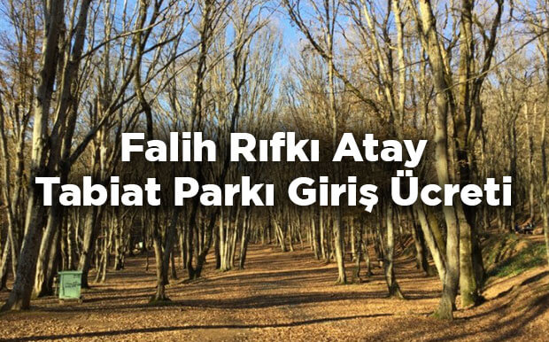 Falih Rıfkı Atay Tabiat Parkı Giriş Ücreti - İstanbul