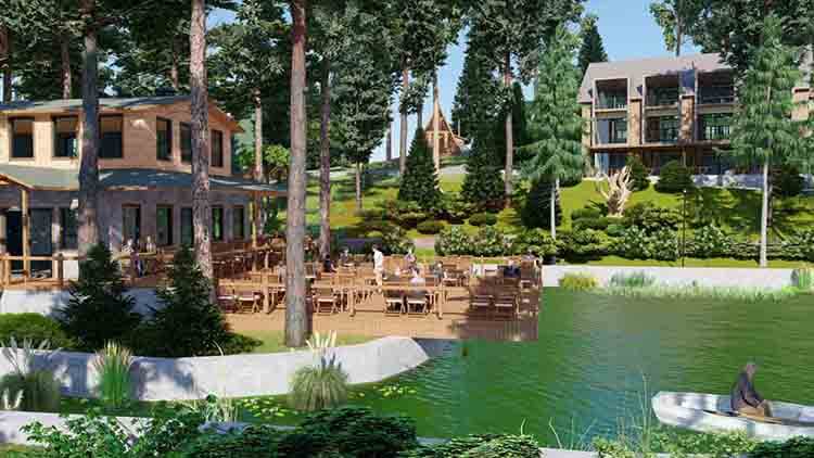 Dipsizgöl Tabiat Parkı Bungalov Evleri
