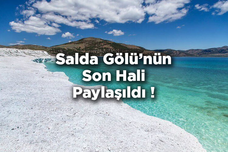 Bakan Kurum Salda Gölü'nün Son Halini Paylaştı!