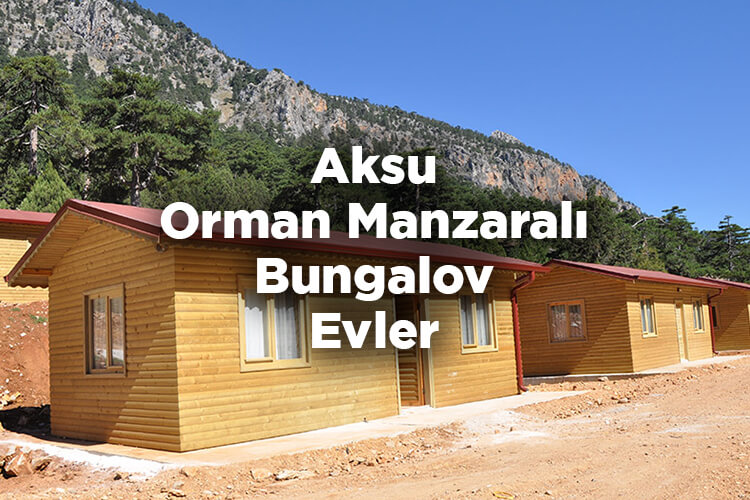 Aksu Bungalov Evleri Listesi