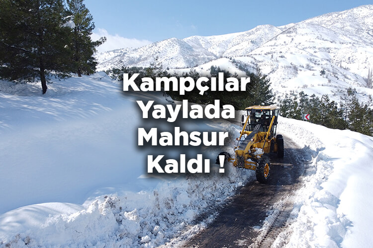 Yaylada Mahsur Kalan Kampçılar 36 Saat Sonra Kurtarıldı!