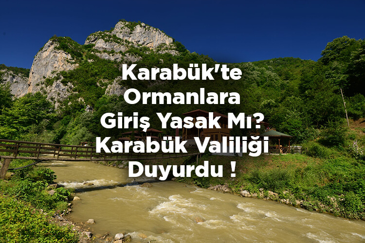 Karabük'te Ormanlara Giriş Yasak Mı? Karabük Valiliği Duyurdu!