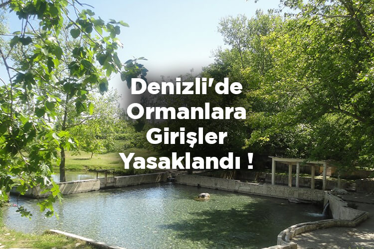 Denizli'de Ormanlara Girişler Yasaklandı 2022
