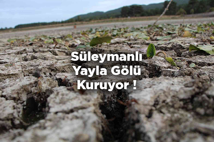 Kesin Korunacak Hassas Alan İlan Edilen Süleymanlı Yayla Gölü Kuruyor!