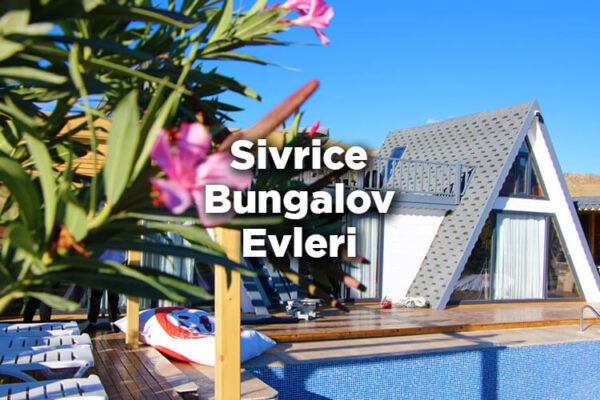 Sivrice Bungalov Evleri Sivrice Göl Manzaralı Bungalov Evler Kamp