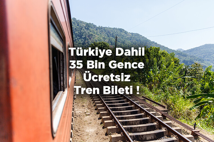 AB'den Türkiye Dahil 35 Bin Gence Ücretsiz Tren Bileti!