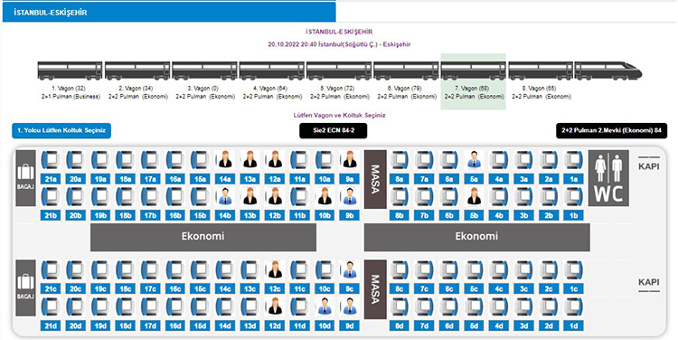 İstanbul Eskişehir Yüksek Hızlı Tren 2022 Bilet Fiyatları - İstanbul Eskişehir Yüksek Hızlı Tren Bilet Fiyatları Ne Kadar Oldu?