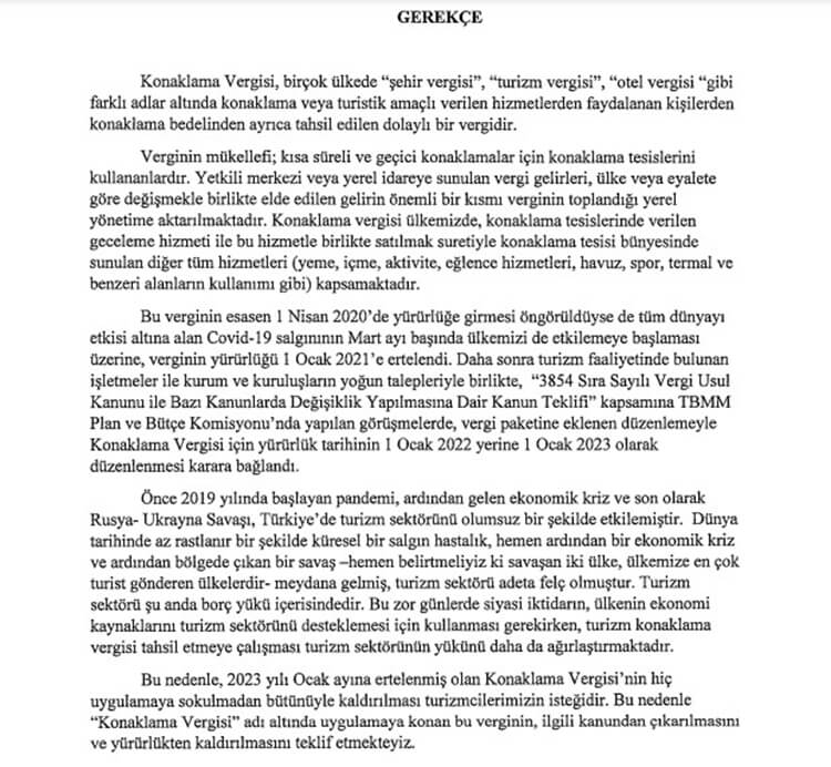 Kamp Ve Bungalov Vergisinin Tamamen Kaldırılması İçin Kanun Teklifi Verildi
