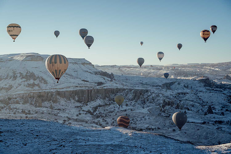 Kapadokya'da Kış