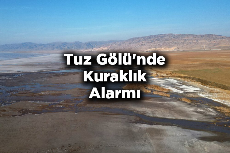 Tuz Gölü'nde Kuraklık Alarmı: Su Alanı Yüzde 10 Seviyelerine Kadar Düştü
