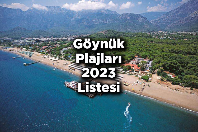 Göynük Plajları 2023 - Göynük'te Denize Girilecek Yerler 2023