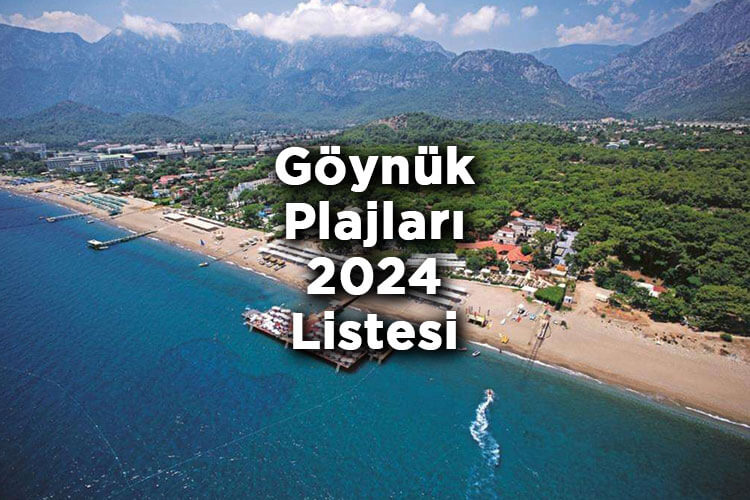 Göynük Plajları 2024 - Göynük'te Denize Girilecek Yerler 2024