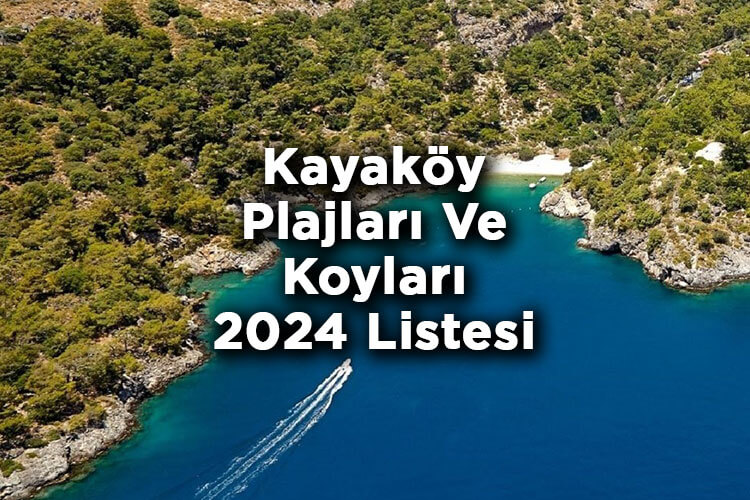Kayaköy Plajları Ve Koyları 2024 - Kayaköy'de Denize Girilecek Yerler 2024