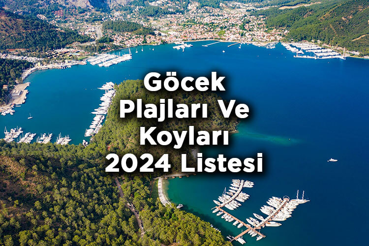 Göcek'te Denize Girilecek Yerler 2024 Listesi - Göcek Plajları Ve Koyları 2024