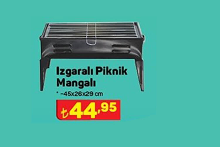 A101 Izgaralı Piknik Mangalı