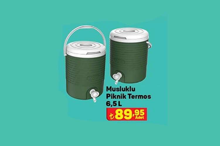 A101 Musluklu Piknik Termos