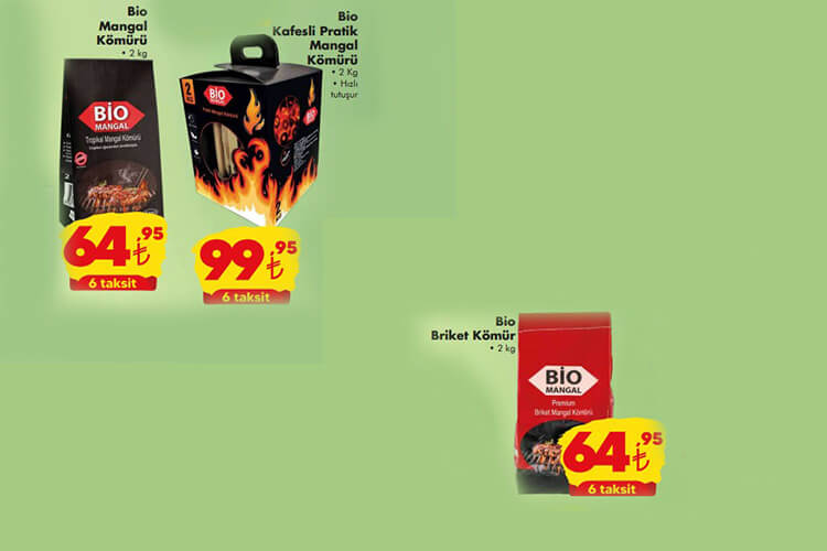 ŞOK Mangal Kömürü Çeşitleri