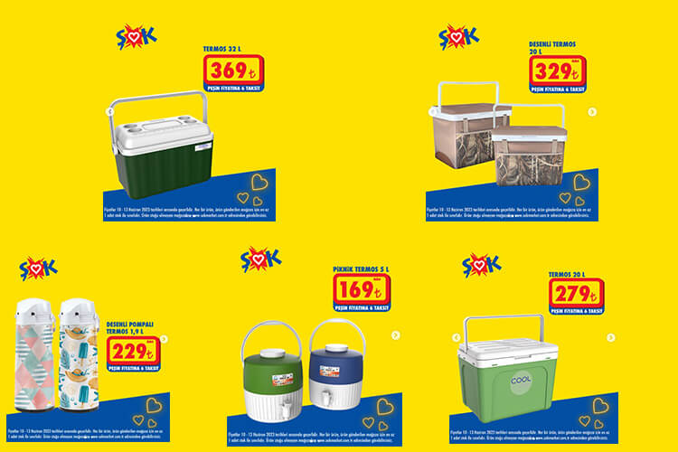 ŞOK Termos Çeşitleri