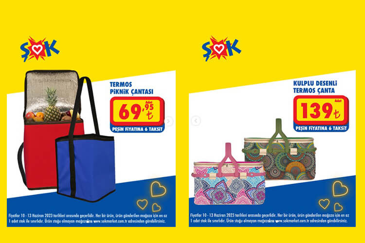 ŞOK Termos Çanta Modelleri