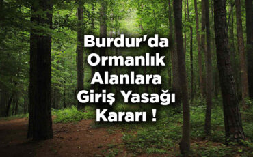 Burdur'da Ormanlık Alanlara Giriş Yasağı Kararı! – Burdur'da Ormana Giriş Yasak Mı?