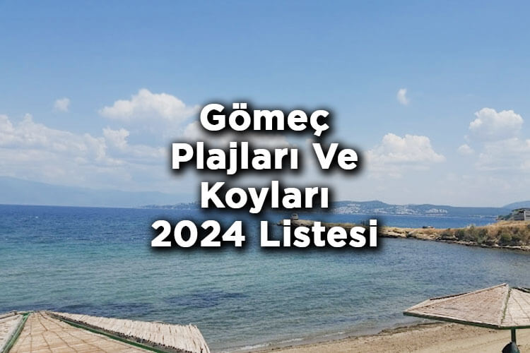 Gömeç'te Denize Girilecek Yerler 2024 - Gömeç Plajları Ve Koyları 2024 Listesi