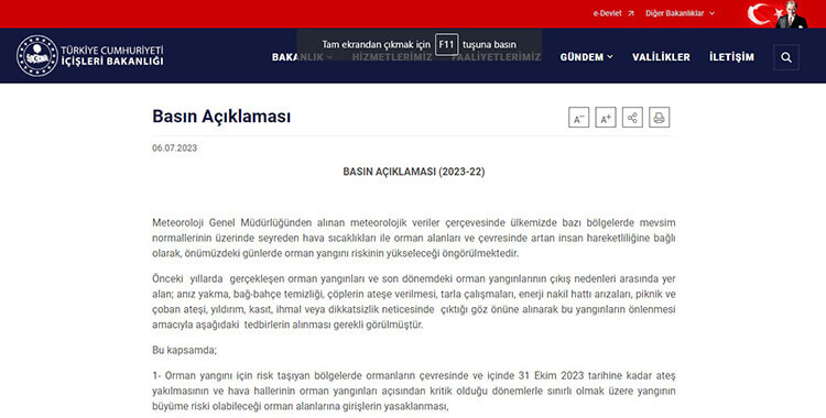 Ormanlara Giriş Ve Çıkış Yasağı Son Buldu