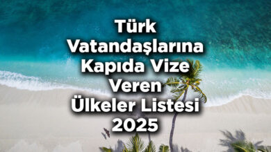 Türk Vatandaşlarına Kapıda Vize Veren Ülkeler Listesi 2025