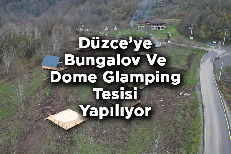 Aydınpınar Şelalesi Tabiat Parkına Bungalov Ev Ve Dome Glamping Tesisi Yapılıyor
