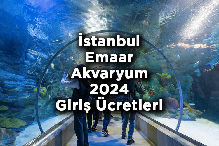 İstanbul Emaar Akvaryum 2024 Giriş Ücretleri – İstanbul Emaar Akvaryum Gezi Rehberi