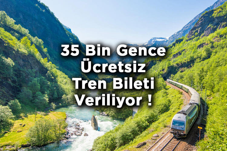 AB, Türkiye Dahil 35 Bin Gence Ücretsiz Tren Bileti Vereceğini Duyurdu!