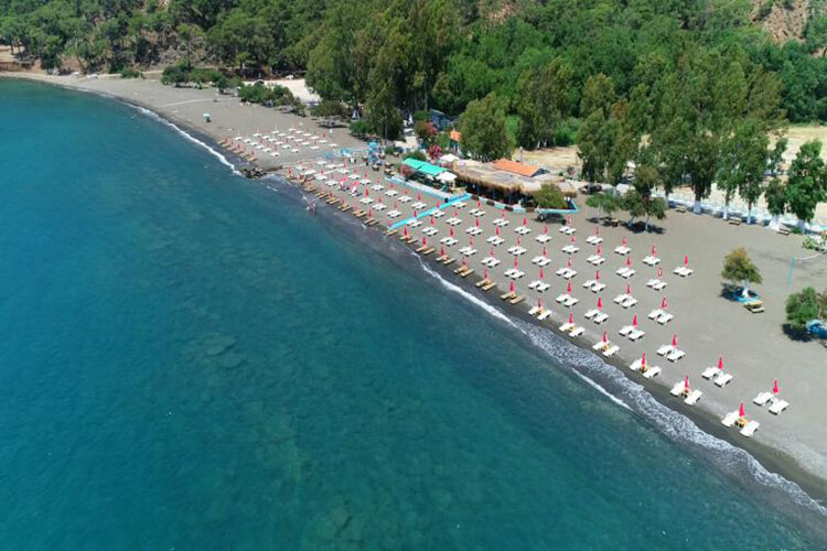 Fethiye İnlice Plajı Hizmet Vermeye Başladı