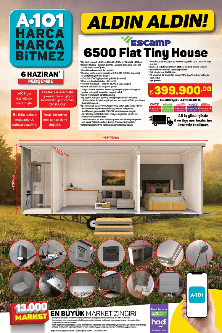 A101 Tiny House Fiyatı