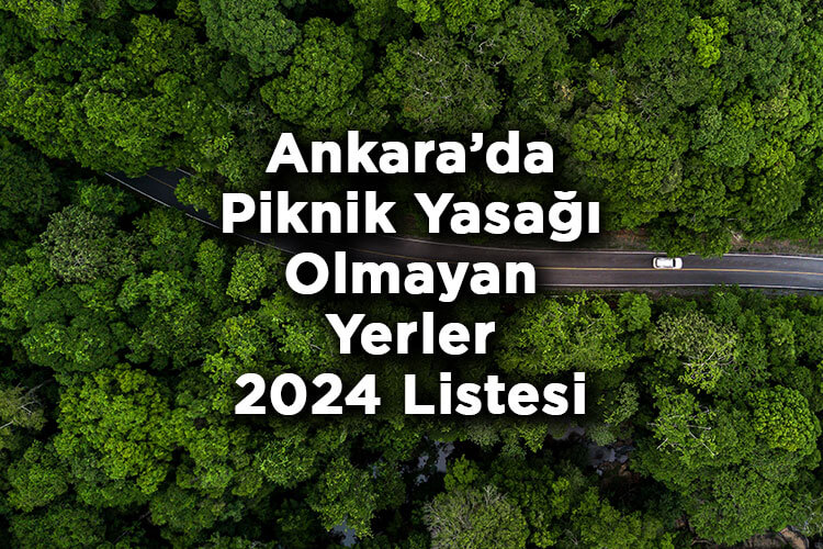 Ankara’da Piknik Yasağı Olmayan Yerler Listesi 2024