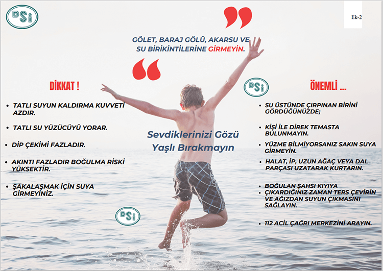 Gölet, Baraj Gölü, Akarsu Ve Su Birikintilerine Girmeyin