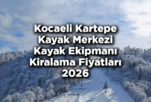 Kocaeli Kartepe Kayak Merkezi 2026 Kayak Takımı Kiralama Fiyatları - Kartepe Kayak Merkezi Kayak Kiralama Ücretleri