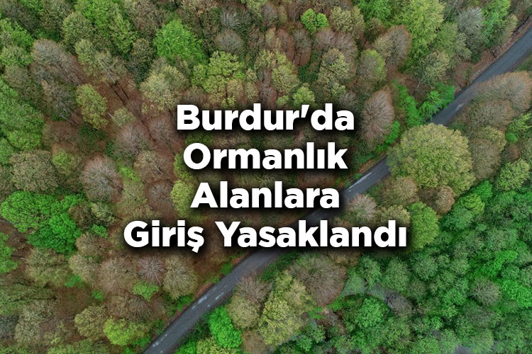 Burdur'da Ormanlık Alanlara Giriş Yasaklandı – Burdur'da Ormana Giriş Yasak Mı?