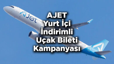 AJET Yurt İçi İndirimli Uçak Bileti Kampanyası Başladı - AJET Yurt İçi Ucuz Uçak Bileti Kampanya Kuralları 2025