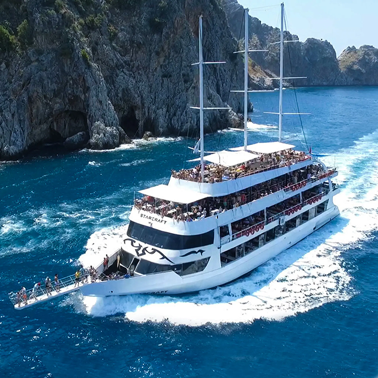 Antalya Alanya Tekne Turu Saatleri - Antalya Alanya Tekne Turu Saat Kaçta Başlıyor - Kaç Saat Sürüyor?