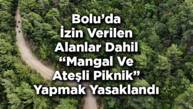 Bolu'da Piknik Yasağı: İzin Verilen Alanlar Dahil Mangal Ve Ateşli Piknik Yapmak Yasaklandı