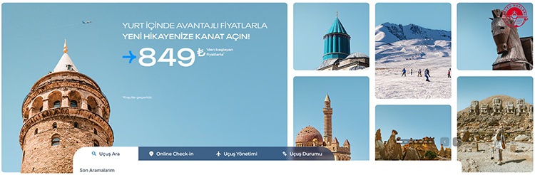 AJET Yurt İçi Uçak Seferlerinde Geçerli Ucuz Uçak Bileti Kampanyası