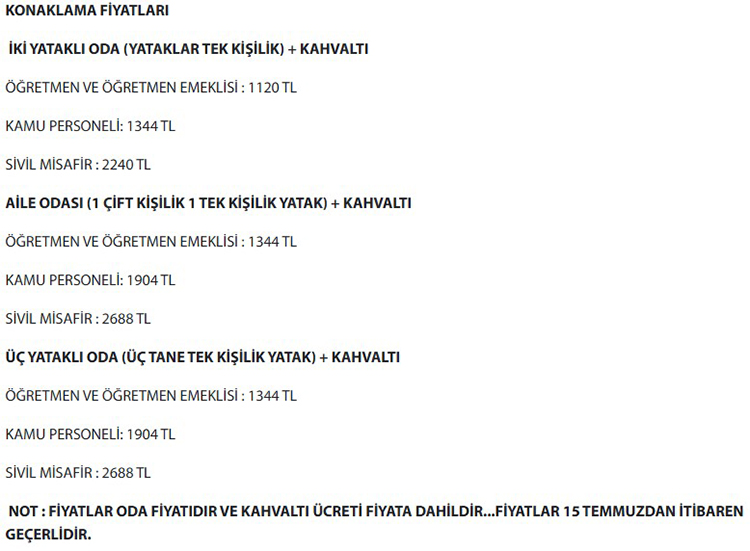 Isparta Eğirdir Sabancı Öğretmenevi ve Akşam Sanat Okulu 2025 Konaklama Fiyatları Ve İletişim Bilgisi