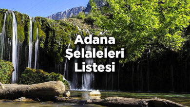 Adana Şelaleleri Listesi - Adana'da Gezilecek Şelaleler