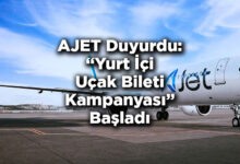 AJET Duyurdu: Yurt İçi Uçak Bileti Kampanyası Başladı