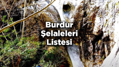 Burdur Şelaleleri Listesi – Burdur'da Gezilecek Şelaleler