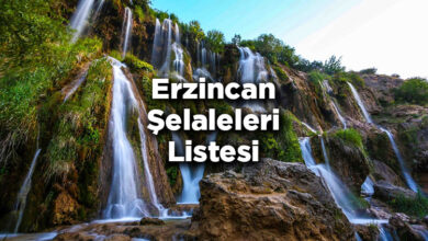 Erzincan Şelaleleri Listesi – Erzincan'da Gezilecek Şelaleler