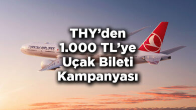 Türk Hava Yolları'ndan 1.000 TL'ye Uçak Bileti Kampanyası